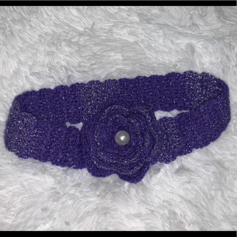 Flower Crochet Headband